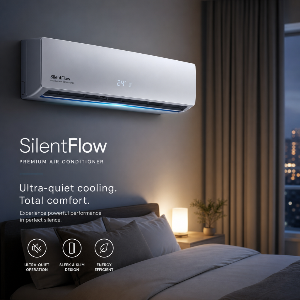 SilentFlow Premium Air Conditioner