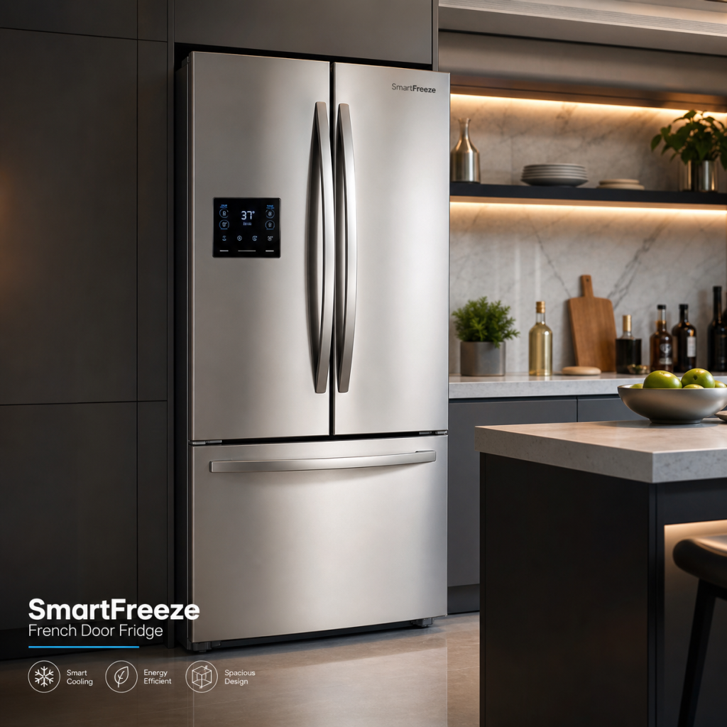 SmartFreeze French Door Fridge